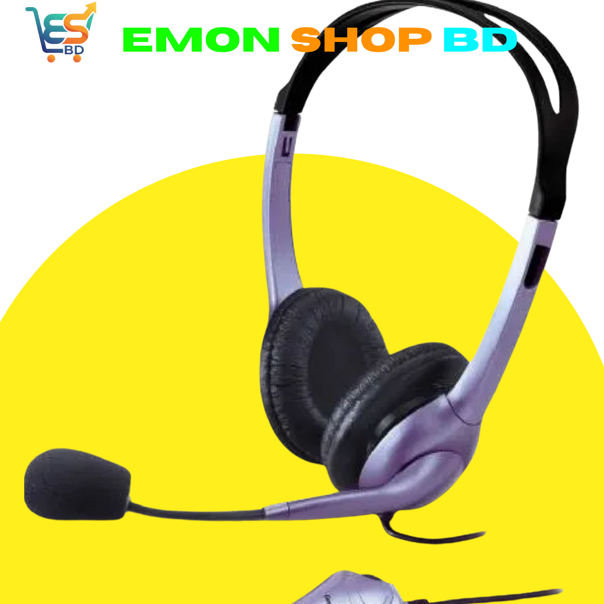 Genius HS-04S | Stereo Headset with Noice-Cancelling Microphon