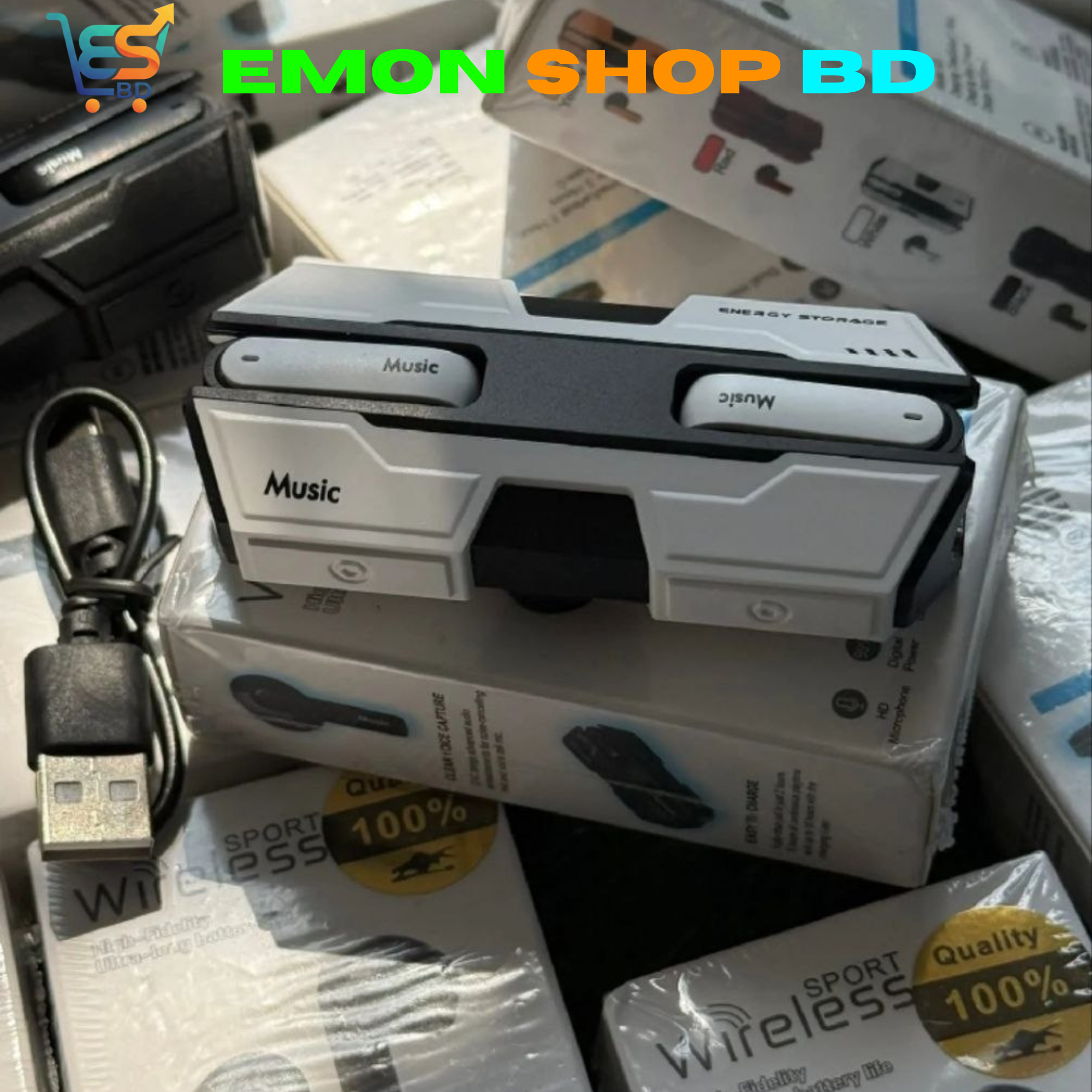K8 Wireless Earbuds Hi-Fi Stereo Bass Bluetooth Earbuds With Digital Display